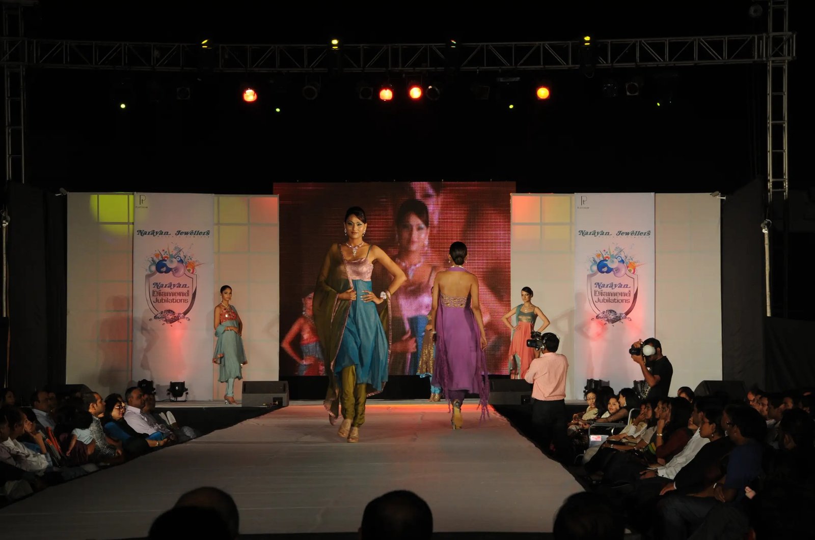 Exhibitions and Trade Shows with models walking on runway